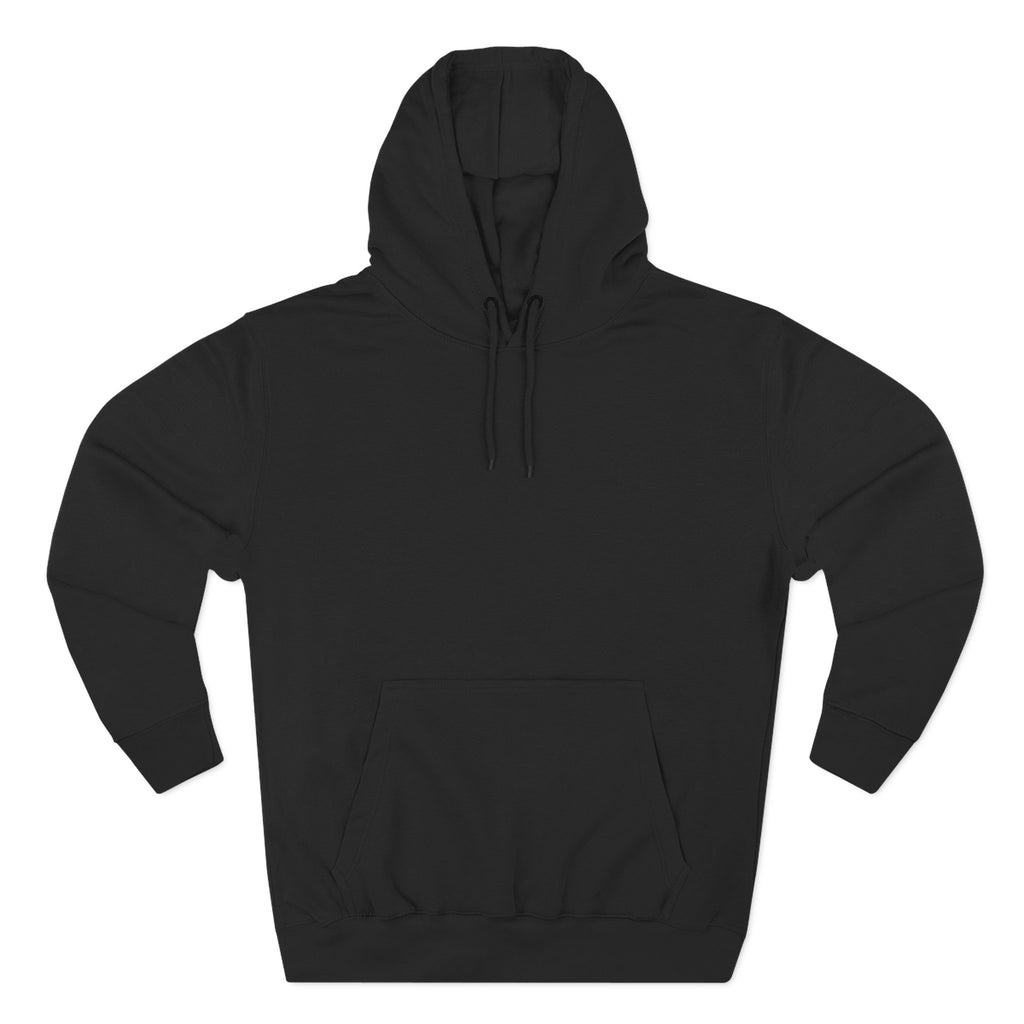 Fleece Hoodie — Portrait with Dollar-Note Eye Mask Graphic