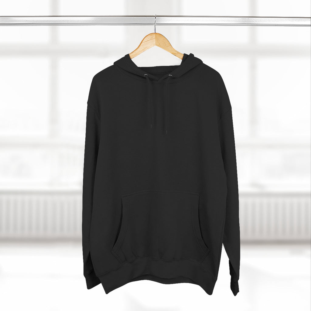 Fleece Hoodie — Portrait with Dollar-Note Eye Mask Graphic